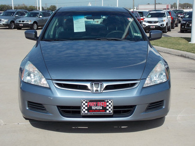 honda accord 2007 lt  blue sedan special edition v 6 gasoline 6 cylinders front wheel drive automatic with overdrive 77469