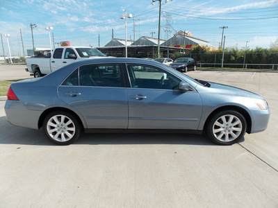 honda accord 2007 lt  blue sedan special edition v 6 gasoline 6 cylinders front wheel drive automatic with overdrive 77469