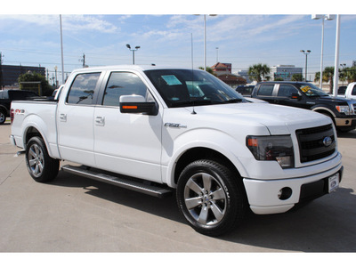 ford f 150 2013 white fx2 flex fuel 8 cylinders 2 wheel drive automatic 77074