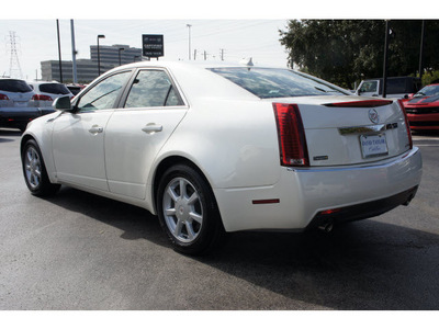 cadillac cts 2009 white sedan 3 6l v6 gasoline 6 cylinders rear wheel drive automatic 77074