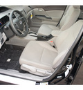 honda civic 2012 black sedan lx gasoline 4 cylinders front wheel drive not specified 77034