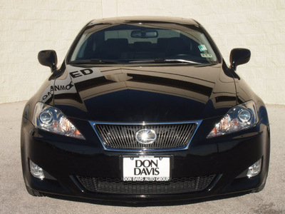 lexus is 350 2008 black sedan gasoline 6 cylinders rear wheel drive automatic 76011