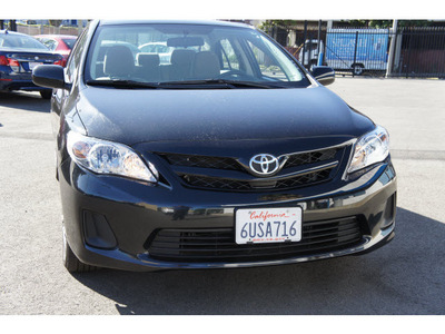 toyota corolla 2012 black sedan le gasoline 4 cylinders front wheel drive automatic 90004