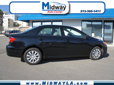 toyota corolla 2012 black sedan le gasoline 4 cylinders front wheel drive automatic 90004