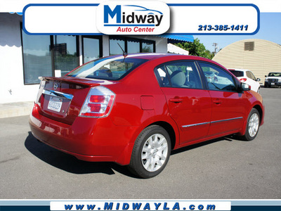 nissan sentra 2012 dk  red sedan 2 0 s gasoline 4 cylinders front wheel drive automatic 90004
