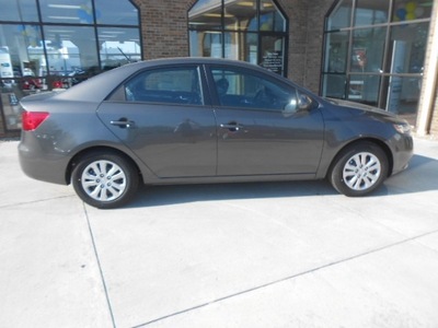 kia forte 2013 gray sedan ex gasoline 4 cylinders front wheel drive 6 speed automatic 43228