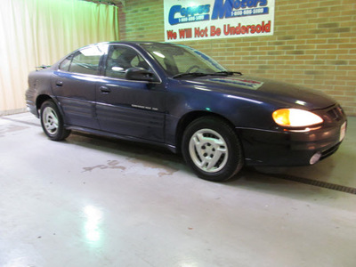 pontiac grand am 2001 dk  blue sedan se gasoline 4 cylinders front wheel drive automatic 44883