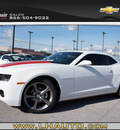 chevrolet camaro 2013 white coupe lt gasoline 6 cylinders rear wheel drive automatic 78654