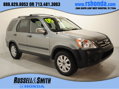 honda cr v 2005 silver suv ex gasoline 4 cylinders all whee drive automatic 77025