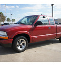 chevrolet s 10 2002 red pickup truck gasoline 6 cylinders rear wheel drive not specified 77566