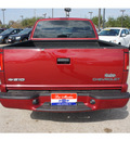 chevrolet s 10 2002 red pickup truck gasoline 6 cylinders rear wheel drive not specified 77566