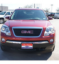 gmc acadia 2012 red suv slt 1 gasoline 6 cylinders front wheel drive not specified 77566