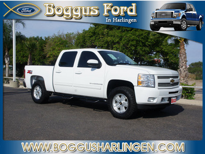 chevrolet silverado 1500 2010 white lt flex fuel 8 cylinders 4 wheel drive automatic 78550