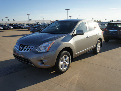 nissan rogue 2013 lt  gray s gasoline 4 cylinders front wheel drive automatic 75150