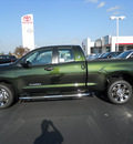 toyota tundra 2013 green grade gasoline 8 cylinders 2 wheel drive automatic 75604