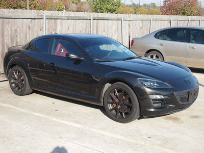 mazda rx 8 2009 black coupe sport gasoline rotary rear wheel drive 6 speed manual 77090