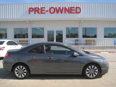 honda civic 2009 dk  gray coupe ex gasoline 4 cylinders front wheel drive automatic 77301