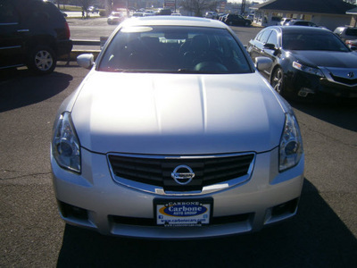 nissan maxima 2007 silver sedan gasoline 6 cylinders front wheel drive automatic 13502