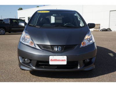 honda fit 2011 gray hatchback sport gasoline 4 cylinders front wheel drive shiftable automatic 78586