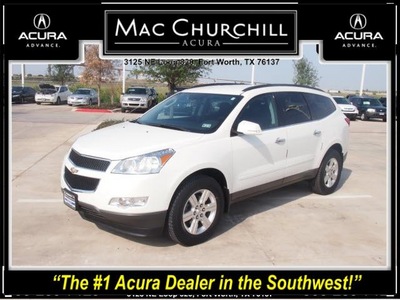chevrolet traverse 2011 white suv lt w 1lt gasoline 6 cylinders all whee drive automatic 76137
