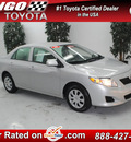 toyota corolla 2010 silver sedan le gasoline 4 cylinders front wheel drive automatic 91731