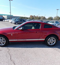 ford mustang 2005 red coupe v6 deluxe gasoline 6 cylinders rear wheel drive automatic with overdrive 77074