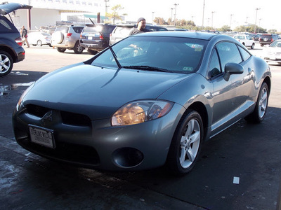 mitsubishi eclipse 2007 gray hatchback gs gasoline 4 cylinders front wheel drive 5 speed manual 77074