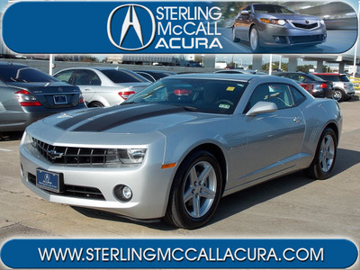 chevrolet camaro 2012 silver coupe lt gasoline 6 cylinders rear wheel drive automatic with overdrive 77074