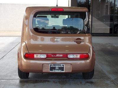 nissan cube 2011 brown suv 1 8 s gasoline 4 cylinders front wheel drive automatic with overdrive 77477