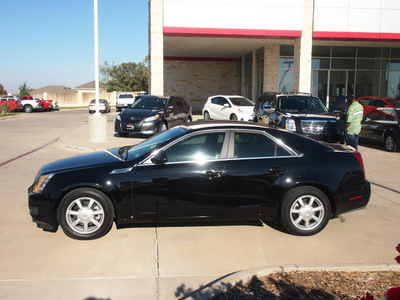 cadillac cts 2009 black sedan 3 6l v6 gasoline 6 cylinders rear wheel drive automatic 76049