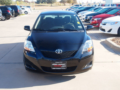 toyota yaris 2009 black sedan gasoline 4 cylinders front wheel drive automatic 76049