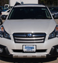 subaru outback 2013 white wagon 2 5i limited gasoline 4 cylinders all whee drive automatic 77090