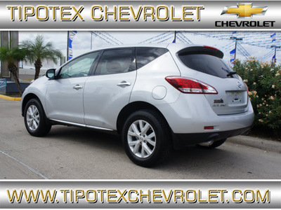 nissan murano 2012 silver le gasoline 6 cylinders front wheel drive automatic 78521