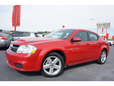 dodge avenger 2011 red sedan mainstreet gasoline 4 cylinders front wheel drive automatic 76543