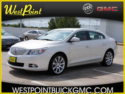 buick lacrosse 2012 white sedan touring gasoline 6 cylinders front wheel drive 6 speed automatic 77094