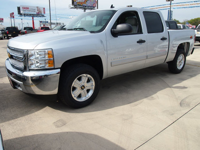 chevrolet silverado 1500 2013 silver lt flex fuel 8 cylinders 4 wheel drive automatic 78130