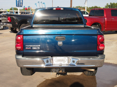 dodge dakota 2006 blue slt gasoline 6 cylinders 4 wheel drive automatic 77375