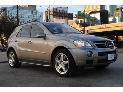 mercedes benz m class 2007 beige suv ml63 amg gasoline 8 cylinders 4 wheel drive automatic 77002