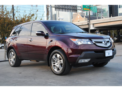acura mdx 2008 dk  red suv w tech gasoline 6 cylinders all whee drive automatic 77002