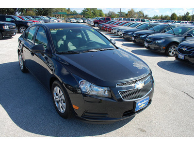 chevrolet cruze 2013 black sedan ls auto gasoline 4 cylinders front wheel drive automatic 77090