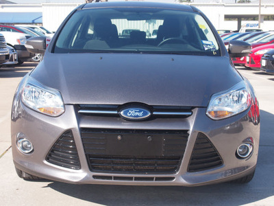 ford focus 2012 gray hatchback sel flex fuel 4 cylinders front wheel drive automatic 77338