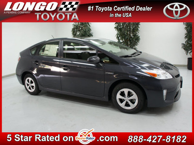 toyota prius 2013 winter gray hatchback three hybrid 4 cylinders front wheel drive automatic 91731