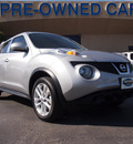 nissan juke 2012 silver sv gasoline 4 cylinders front wheel drive automatic 75075