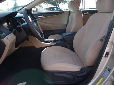 hyundai sonata 2011 tan sedan gls gasoline 4 cylinders front wheel drive automatic 75075