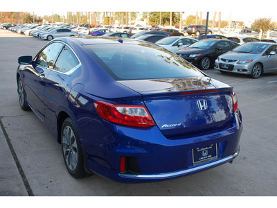 honda accord 2013 dk  blue coupe ex l w navi gasoline 4 cylinders front wheel drive automatic 77339