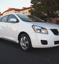 pontiac vibe 2009 white wagon auto loaded 4cyl warranty gasoline 4 cylinders front wheel drive automatic 80012