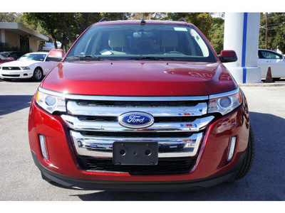 ford edge 2013 red sel gasoline 4 cylinders front wheel drive automatic 78644
