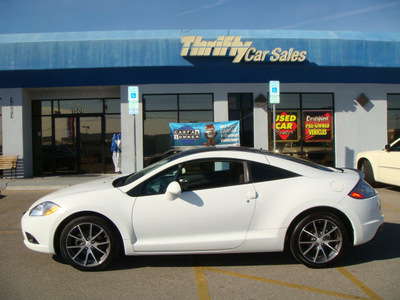 mitsubishi eclipse 2012 white hatchback gs sport gasoline 4 cylinders front wheel drive automatic 79936