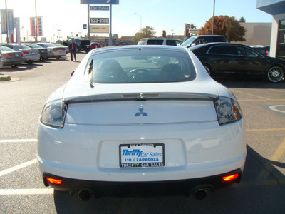 mitsubishi eclipse 2012 white hatchback gs sport gasoline 4 cylinders front wheel drive automatic 79936