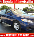 toyota camry 2011 blue sedan le gasoline 4 cylinders front wheel drive automatic 75067